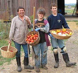 A Helvetia CSA farm family